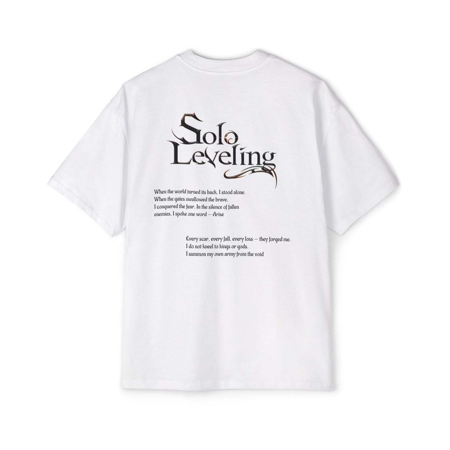 Men's Oversized Tee - Audi Print & Veni Vidi Vici Design