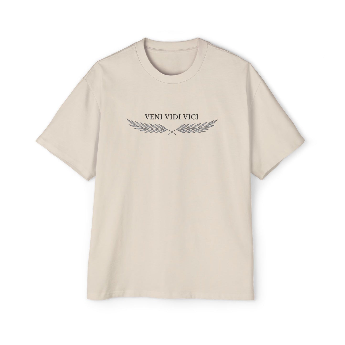 Men's Oversized Tee - Audi Print & Veni Vidi Vici Design